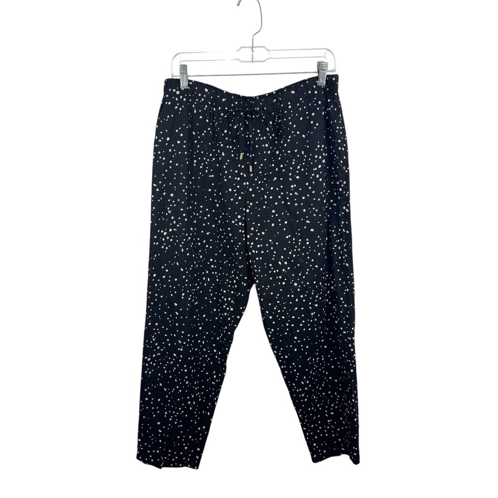 Eileen Fisher Dot Printed Cotton Pants
